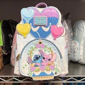 Loungefly Kids Backpack - Blue, Pink, and Yellow